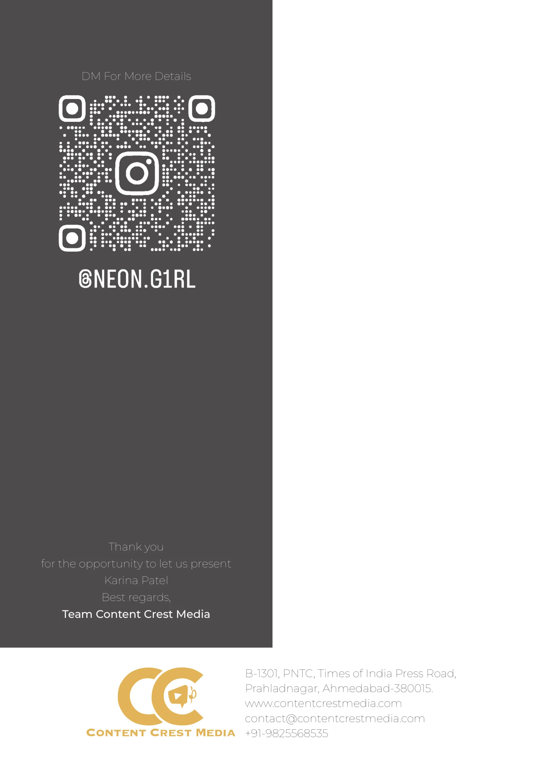 Photography Portfolio Model Portfolio Karina Patel Final Output Page 0016